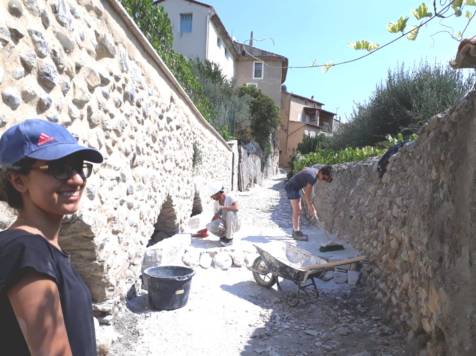 La calade du chemin de la Charreirasse